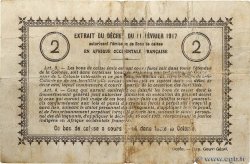 2 Francs SENEGAL  1917 P.03c VG