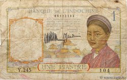 1 Piastre FRENCH INDOCHINA  1932 P.052 VG