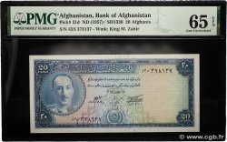 20 Afghanis AFGHANISTAN  1948 P.031d