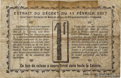 1 Franc SENEGAL  1917 P.02b F