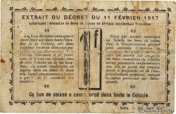 1 Franc SÉNÉGAL  1917 P.02c pr.TB