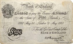 5 Pounds Faux ENGLAND Londres 1935 P.335ax