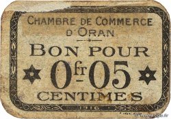 5 Centimes ALGERIA Oran 1916 JP.141.46