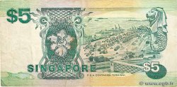 5 Dollars SINGAPORE  1989 P.19 F
