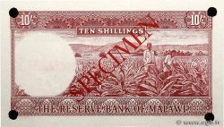 10 Shillings Spécimen MALAWI  1964 P.02s fST+