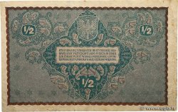 1/2 Marki POLOGNE  1920 P.030 TTB+