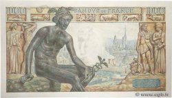 1000 Francs DÉESSE DÉMÉTER FRANKREICH  1942 F.40.05 fST+