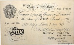 5 Pounds ENGLAND  1945 P.342