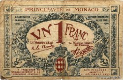 1 Franc MONACO  1920 P.05