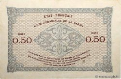 50 Centimes MINES DOMANIALES DE LA SARRE FRANKREICH  1920 VF.50.01 fVZ