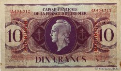 10 Francs Type anglais MARTINIQUE  1943 P.23