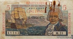 5 Francs Bougainville MARTINIQUE  1946 P.27