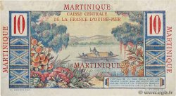 10 Francs Colbert Numéro spécial MARTINIQUE  1946 P.28 VF