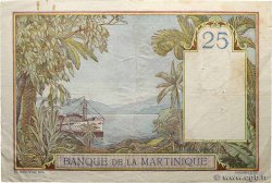 25 Francs MARTINIQUE  1938 P.12 SS