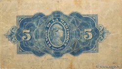 5 Francs MARTINIQUE  1942 P.16b TB