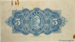 5 Francs MARTINIQUE  1942 P.16b VF