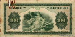 100 Francs MARTINIQUE  1943 P.19a S