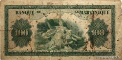 100 Francs MARTINIQUE  1943 P.19a fS