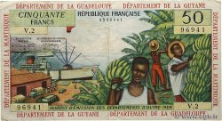 50 Francs FRENCH ANTILLES  1964 P.09b