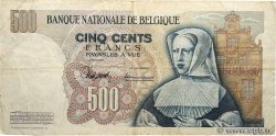500 Francs BELGIEN  1963 P.135a S