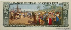 5 Colones COSTA RICA  1986 P.236d AU+