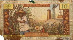 10 Nouveaux Francs FRENCH ANTILLES  1962 P.05a P