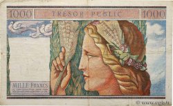 10NF sur 1000 Francs TRÉSOR PUBLIC FRANCE  1960 VF.38.01 F
