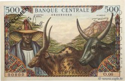 500 Francs type 1961 Spécimen KAMERUN  1962 A.149aS