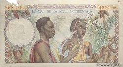 5000 Francs Spécimen FRENCH WEST AFRICA  1947 P.43s fSS