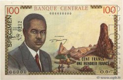 100 Francs type 1962 Spécimen KAMERUN  1962 A.148aS