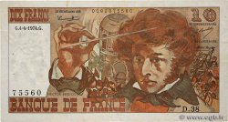 10 Francs BERLIOZ FRANCE  1974 F.63.04