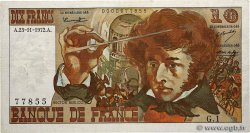 10 Francs BERLIOZ FRANKREICH  1972 F.63.01