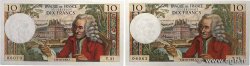 10 Francs VOLTAIRE Lot FRANCE  1963 F.62.04 SUP+
