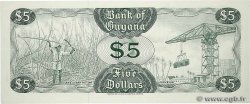 5 Dollars GUYANA  1969 P.22e NEUF