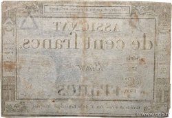 100 Francs FRANCE  1796 Ass.48a TB