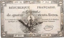 400 Livres FRANCE  1792 Ass.38a