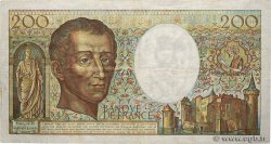 200 Francs MONTESQUIEU FRANCE  1981 F.70.01 F