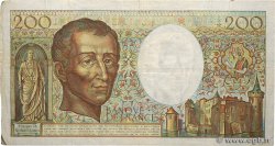 200 Francs MONTESQUIEU FRANCIA  1981 F.70.01 MB
