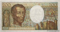 200 Francs MONTESQUIEU FRANCE  1981 F.70.01 B+