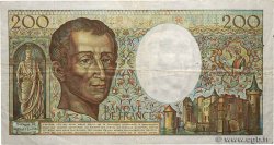 200 Francs MONTESQUIEU FRANCE  1981 F.70.01 TB