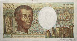 200 Francs MONTESQUIEU FRANCE  1981 F.70.01 TB