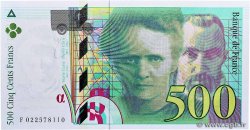 500 Francs PIERRE ET MARIE CURIE FRANCE  1994 F.76.01