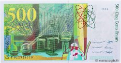 500 Francs PIERRE ET MARIE CURIE FRANCE  1994 F.76.01 pr.NEUF