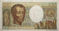 200 Francs MONTESQUIEU FRANCIA  1981 F.70.01 MB