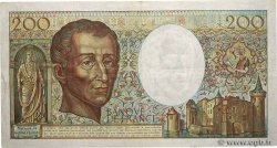 200 Francs MONTESQUIEU FRANCE  1981 F.70.01 TB+