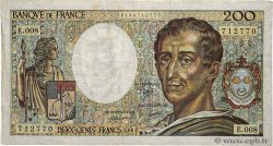 200 Francs MONTESQUIEU FRANCE  1981 F.70.01