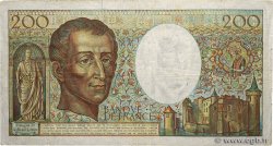 200 Francs MONTESQUIEU FRANCE  1981 F.70.01 B+