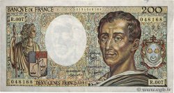 200 Francs MONTESQUIEU FRANCE  1981 F.70.01