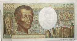 200 Francs MONTESQUIEU FRANCE  1981 F.70.01 TB