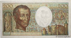 200 Francs MONTESQUIEU FRANKREICH  1981 F.70.01 S